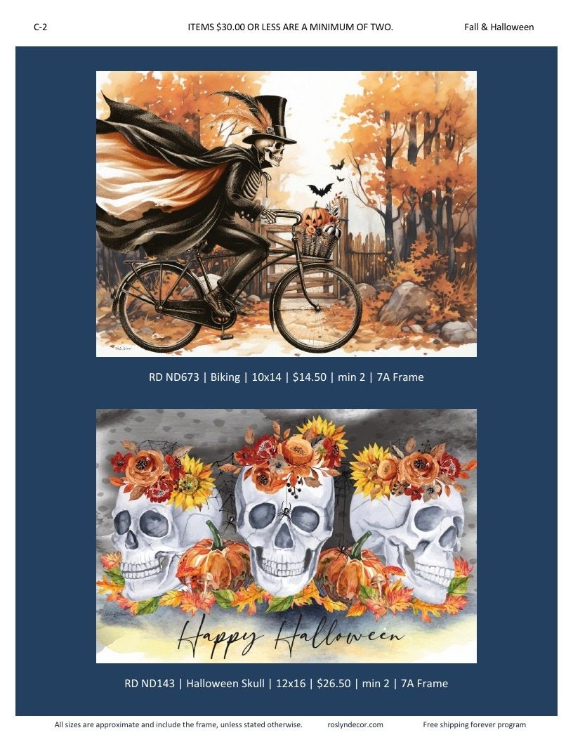 Roslyn Decor Fall and Halloween Decor Catalog Weekly Ad January 1 - December 31, 2026