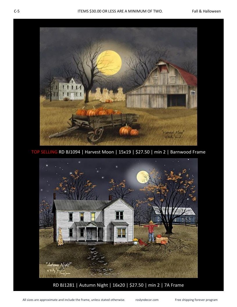 Roslyn Decor Fall and Halloween Decor Catalog Weekly Ad January 1 - December 31, 2026