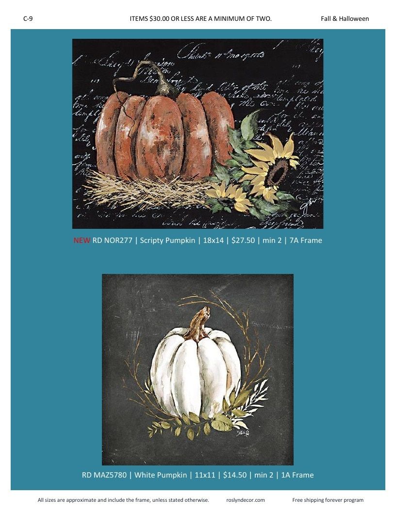 Roslyn Decor Fall and Halloween Decor Catalog Weekly Ad January 1 - December 31, 2026
