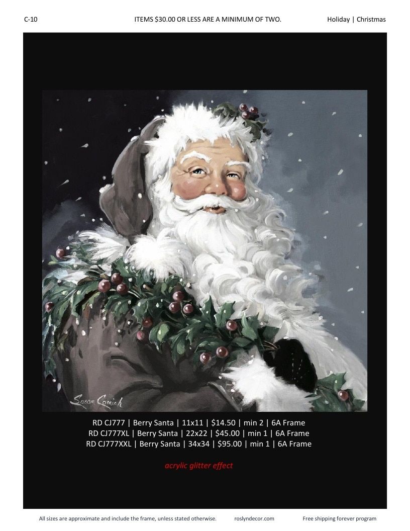 Roslyn Decor Holiday Decor Catalog Weekly Ad January 1 - December 31, 2026