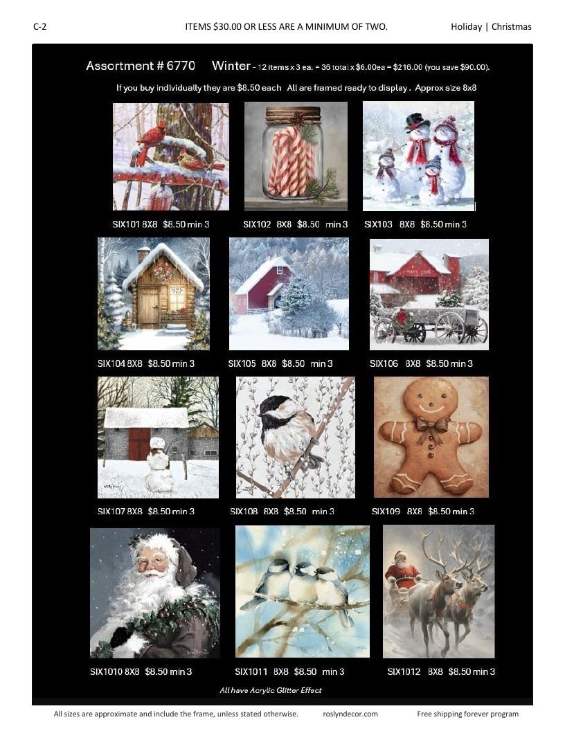 Roslyn Decor Holiday Decor Catalog Weekly Ad January 1 - December 31, 2026