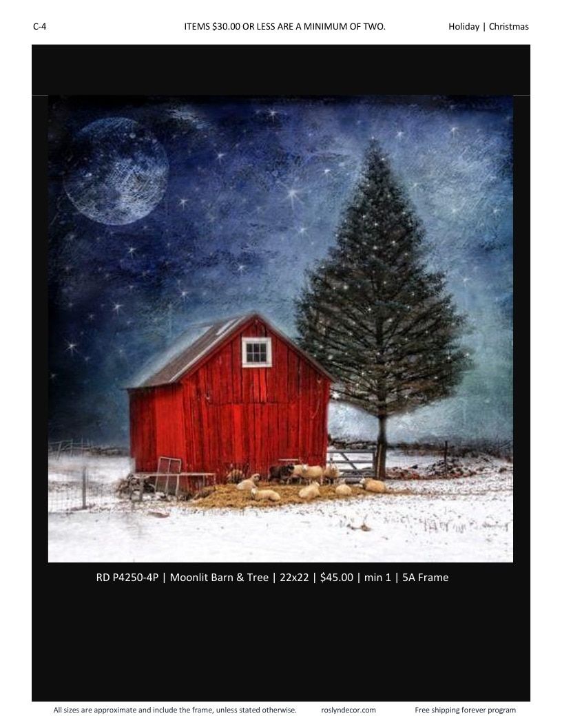 Roslyn Decor Holiday Decor Catalog Weekly Ad January 1 - December 31, 2026