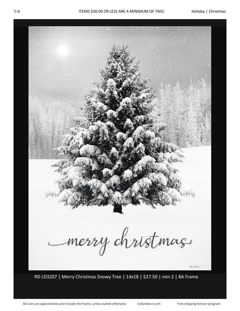 Roslyn Decor Holiday Decor Catalog Weekly Ad January 1 - December 31, 2026