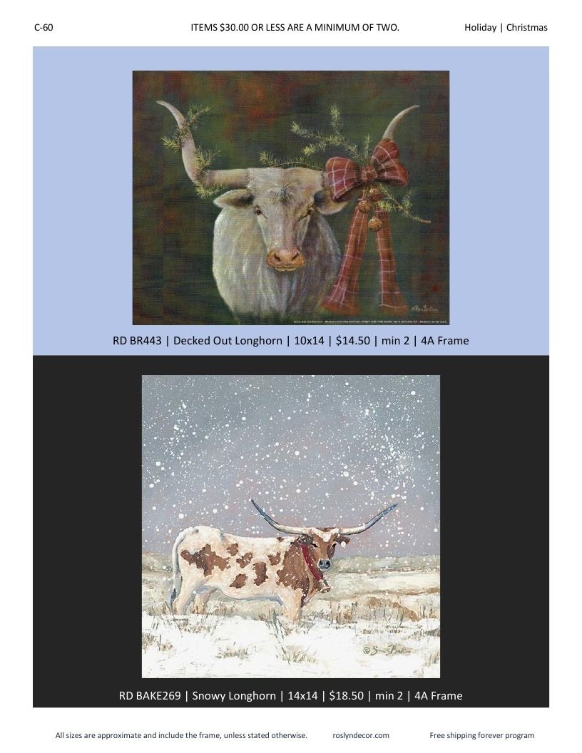 Roslyn Decor Holiday Decor Catalog Weekly Ad January 1 - December 31, 2026