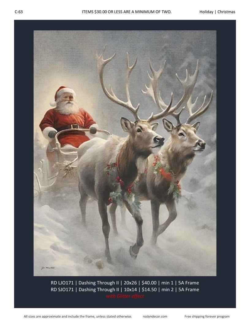 Roslyn Decor Holiday Decor Catalog Weekly Ad January 1 - December 31, 2026
