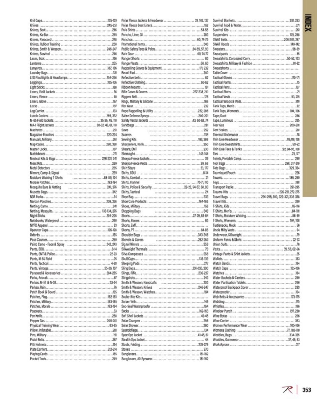 Rothco Outdoor Products Catalog Weekly Ad January 1 - December 31, 2026