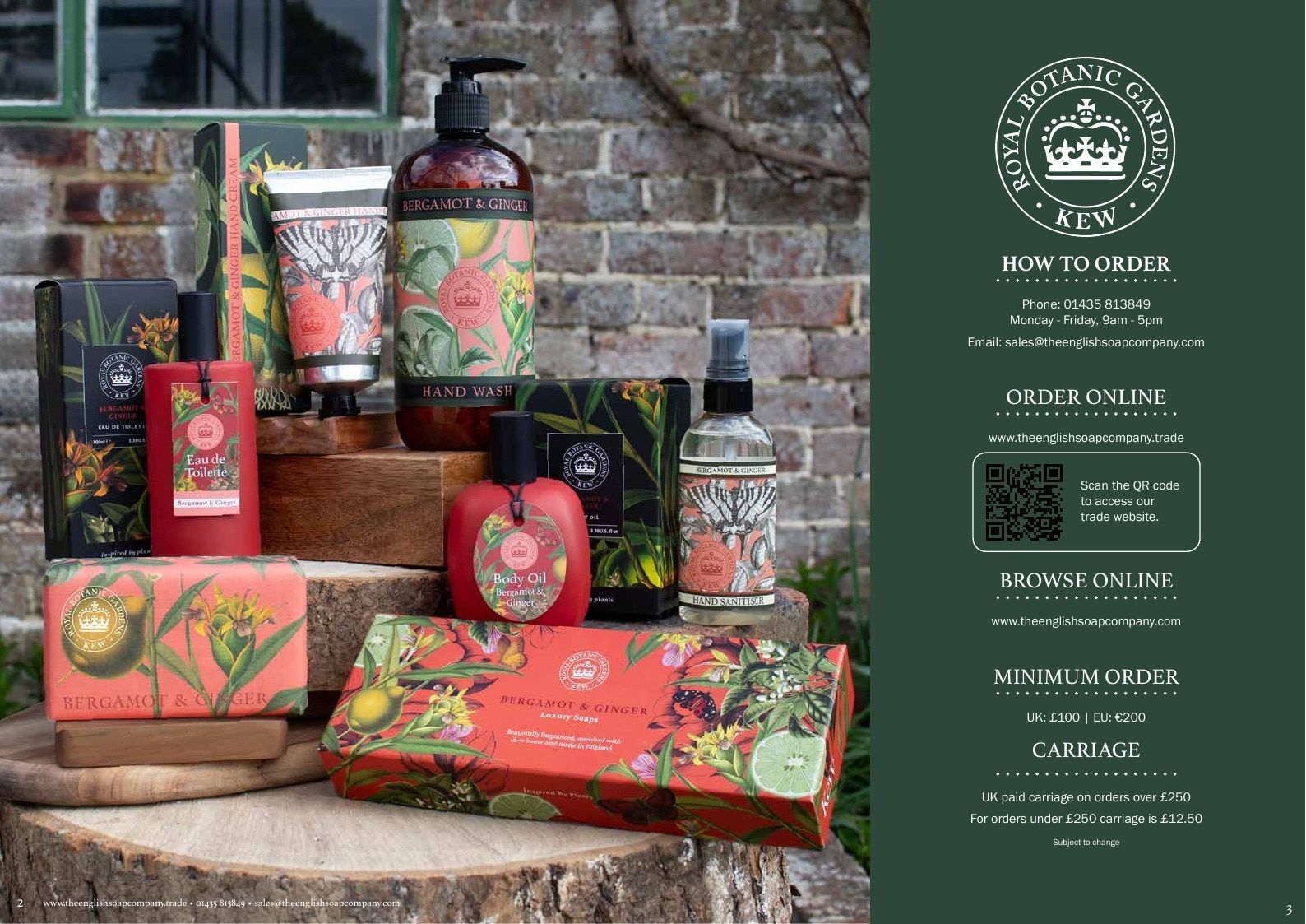 Royal Botanic Gardens, Kew Luxury Soaps and Toiletries Catalog Weekly Ad January 1 - December 31, 2026