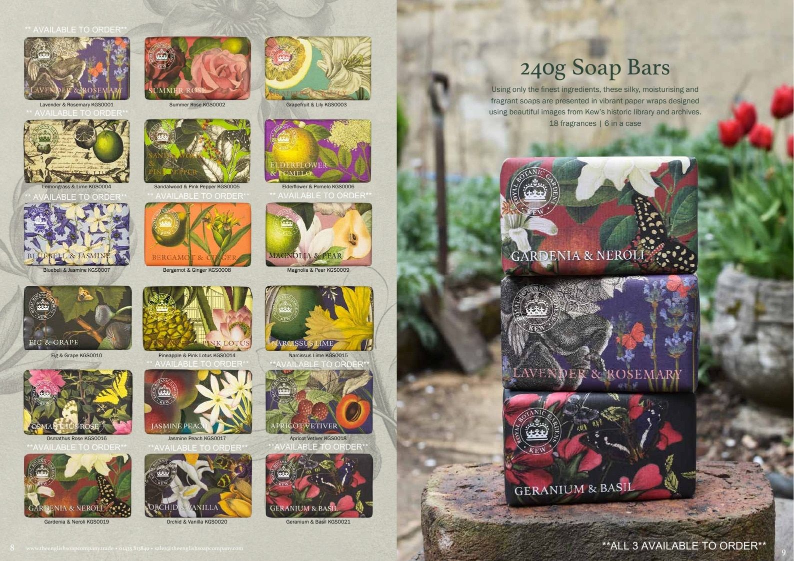Royal Botanic Gardens, Kew Luxury Soaps and Toiletries Catalog Weekly Ad January 1 - December 31, 2026