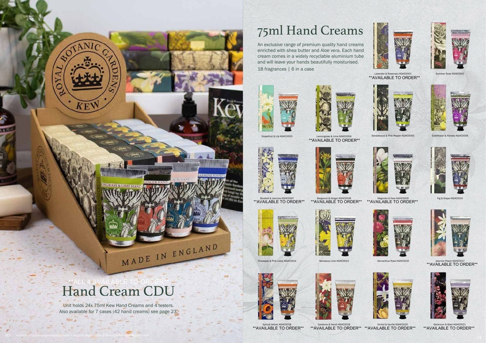 Royal Botanic Gardens, Kew Luxury Soaps and Toiletries Catalog Weekly Ad January 1 - December 31, 2026