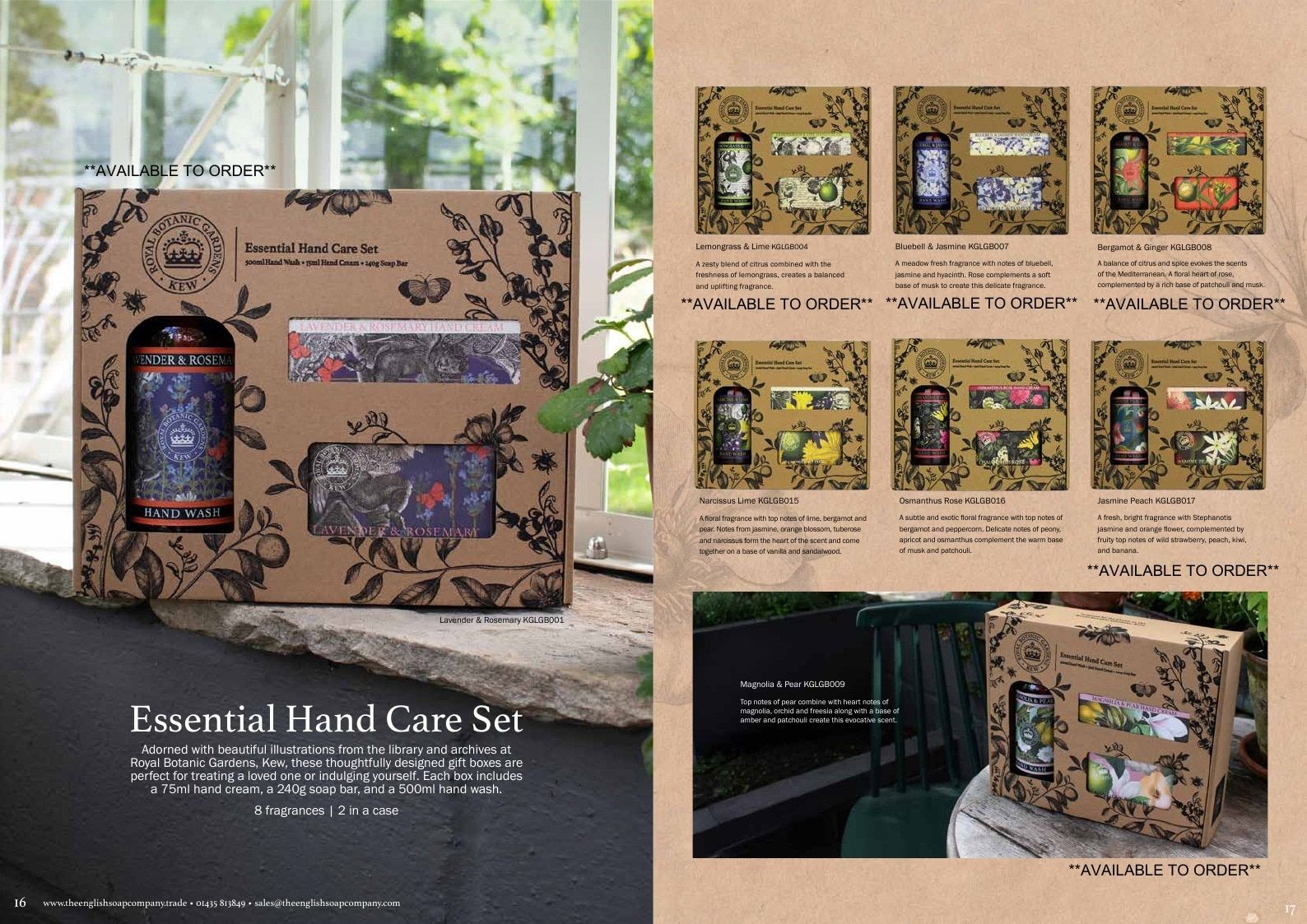 Royal Botanic Gardens, Kew Luxury Soaps and Toiletries Catalog Weekly Ad January 1 - December 31, 2026