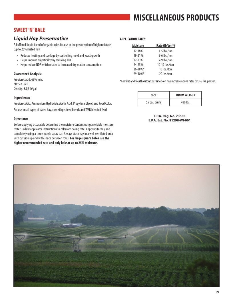 O'Brien Hybrids Seed Product Guide Weekly Ad January 1 - December 31, 2026