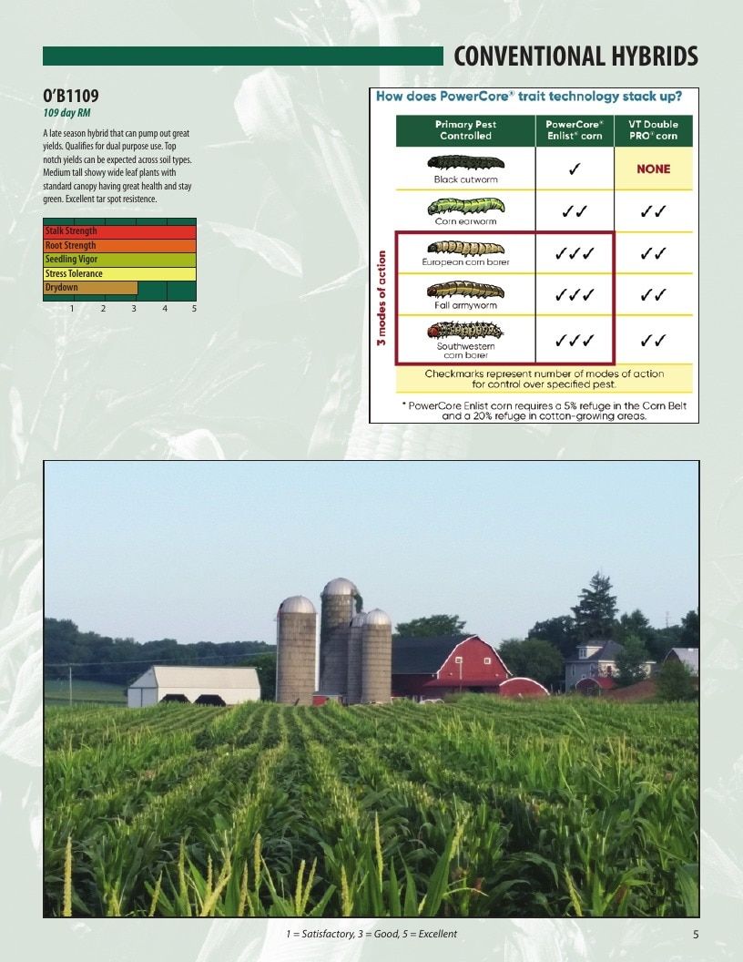 O'Brien Hybrids Seed Product Guide Weekly Ad January 1 - December 31, 2026