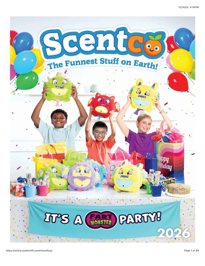 Scentco Annual Scented Products Catalog Weekly Ad January 1 - December 31, 2026