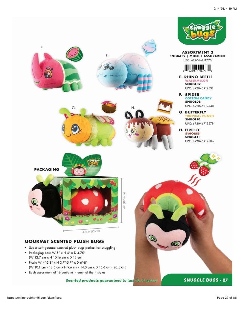 Scentco Annual Scented Products Catalog Weekly Ad January 1 - December 31, 2026