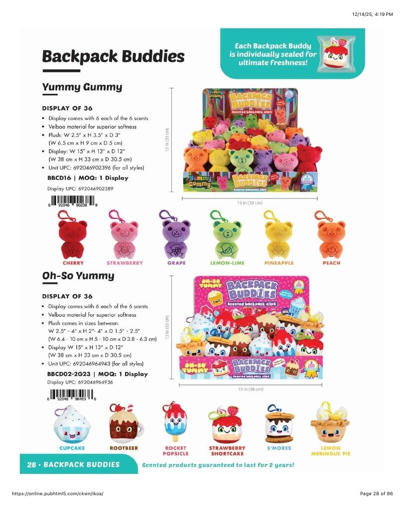 Scentco Annual Scented Products Catalog Weekly Ad January 1 - December 31, 2026