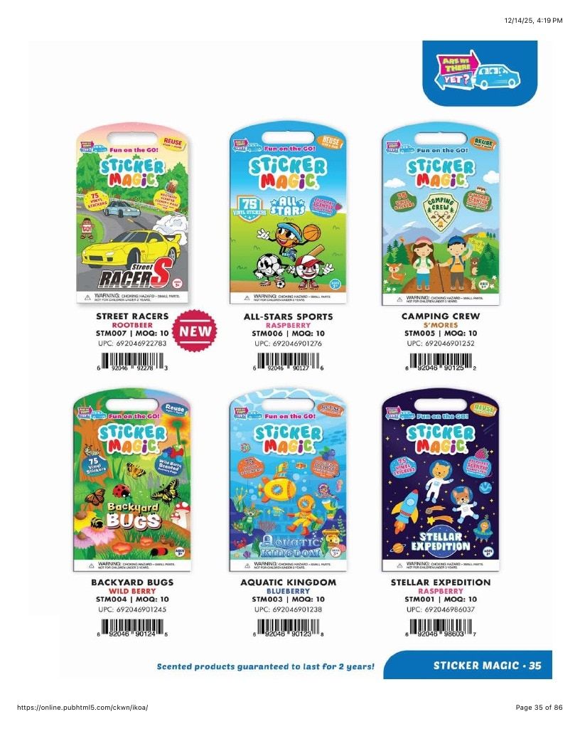 Scentco Annual Scented Products Catalog Weekly Ad January 1 - December 31, 2026