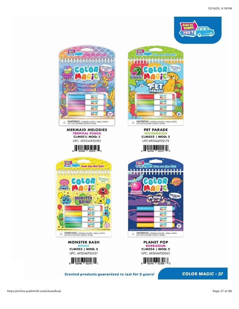 Scentco Annual Scented Products Catalog Weekly Ad January 1 - December 31, 2026
