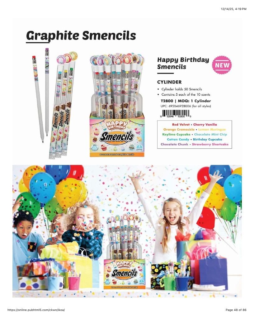 Scentco Annual Scented Products Catalog Weekly Ad January 1 - December 31, 2026