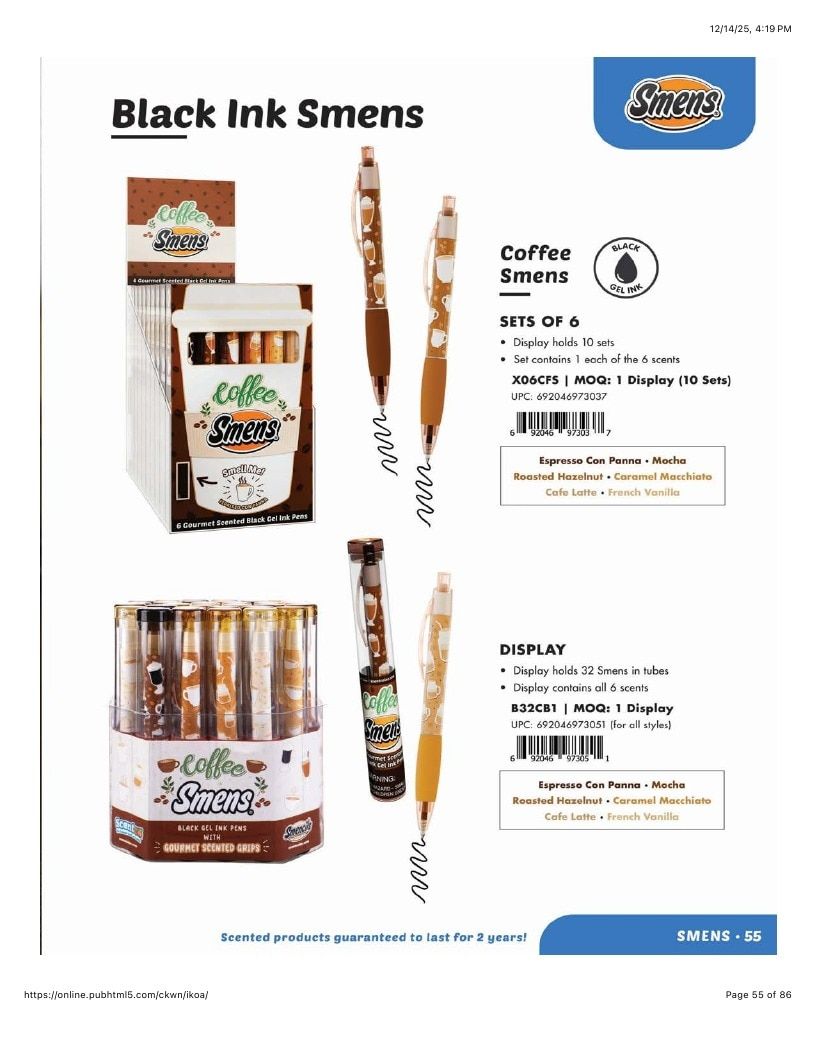 Scentco Annual Scented Products Catalog Weekly Ad January 1 - December 31, 2026