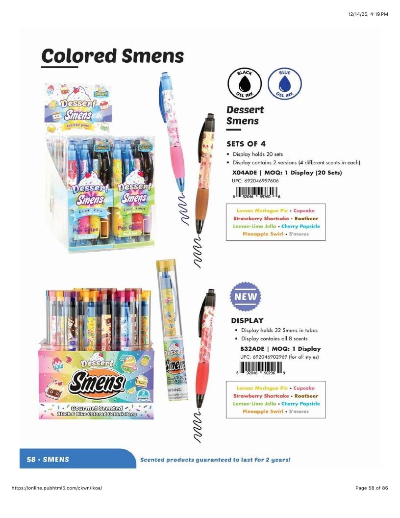 Scentco Annual Scented Products Catalog Weekly Ad January 1 - December 31, 2026