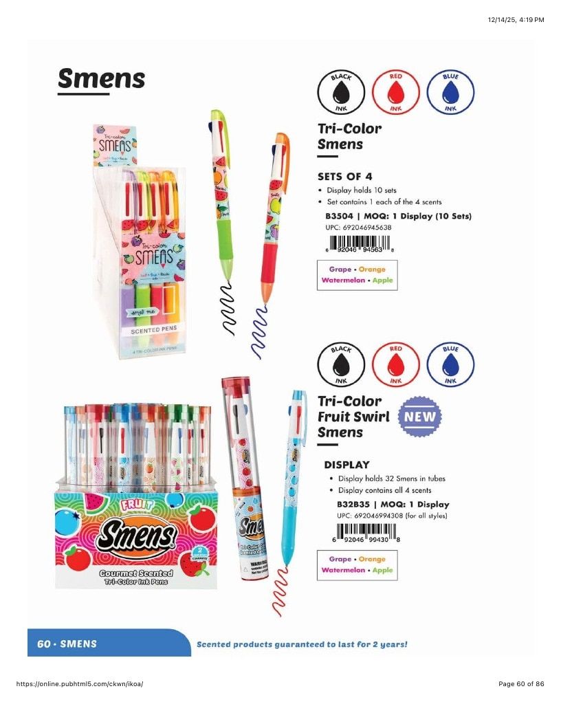 Scentco Annual Scented Products Catalog Weekly Ad January 1 - December 31, 2026