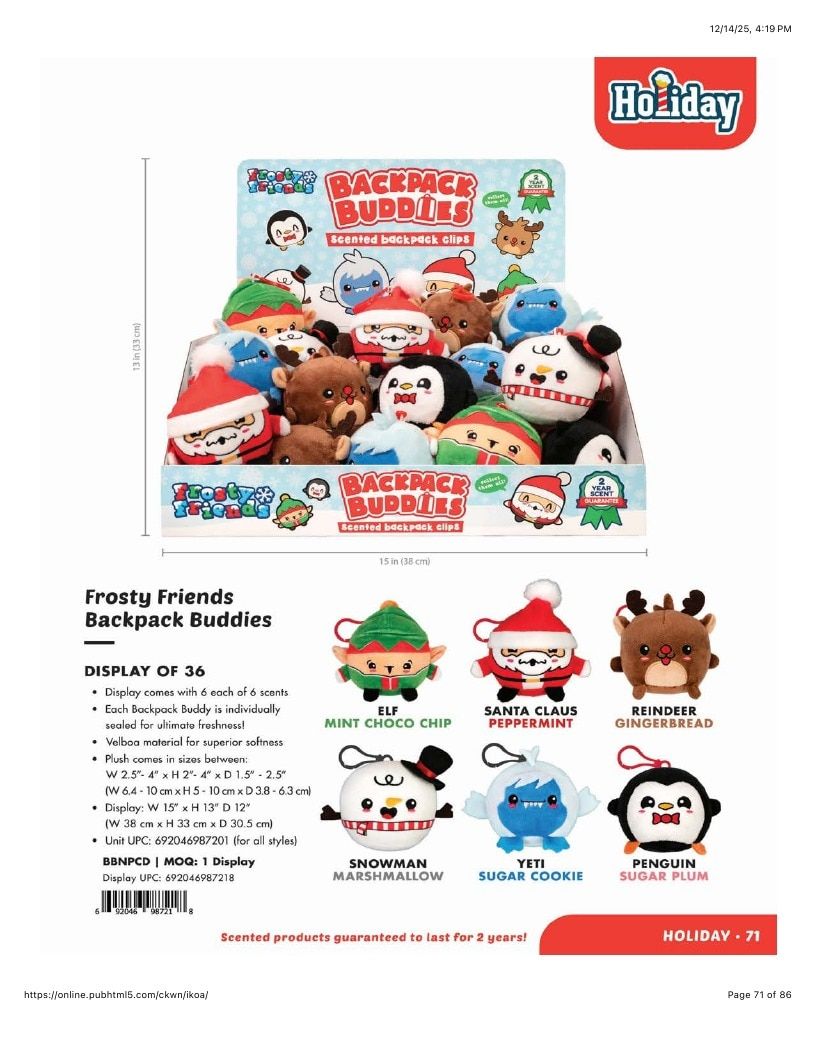 Scentco Annual Scented Products Catalog Weekly Ad January 1 - December 31, 2026