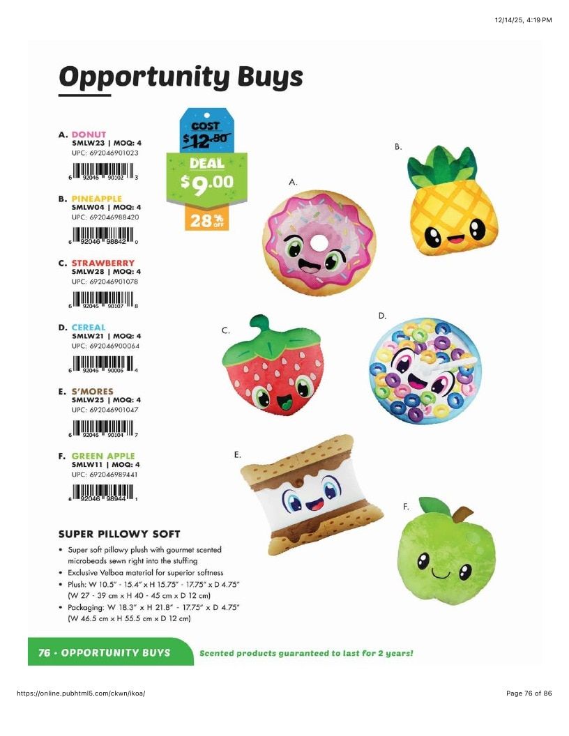 Scentco Annual Scented Products Catalog Weekly Ad January 1 - December 31, 2026