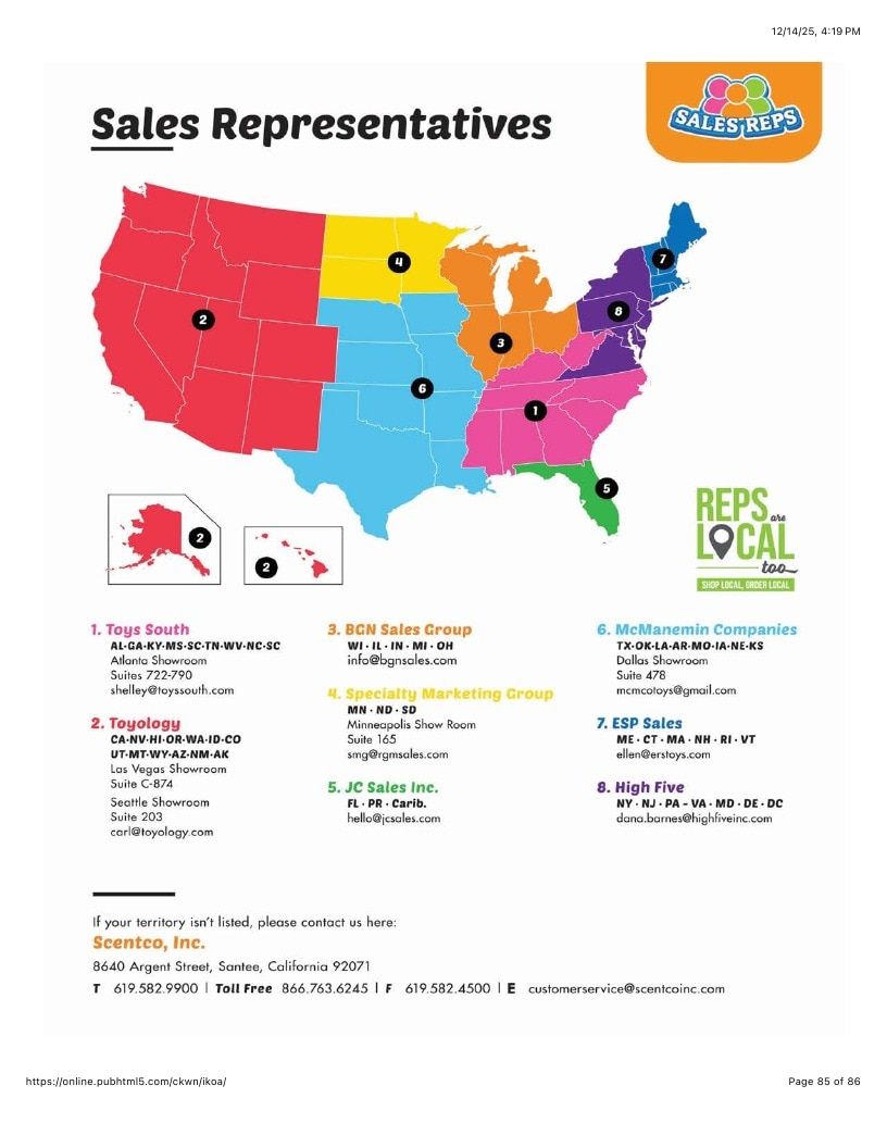 Scentco Annual Scented Products Catalog Weekly Ad January 1 - December 31, 2026