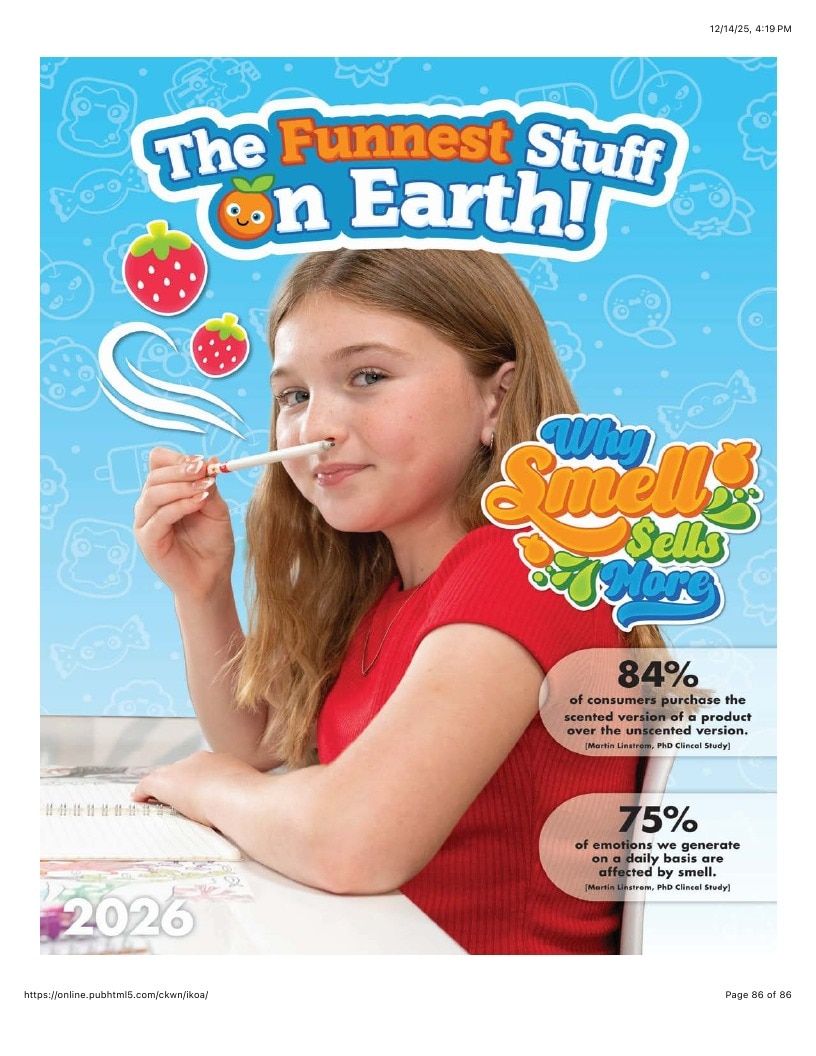 Scentco Annual Scented Products Catalog Weekly Ad January 1 - December 31, 2026