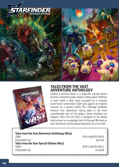 Paizo Roleplaying Games Catalog Weekly Ad January 1 - December 31, 2026