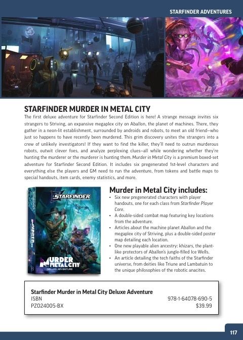 Paizo Roleplaying Games Catalog Weekly Ad January 1 - December 31, 2026
