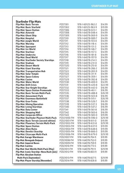 Paizo Roleplaying Games Catalog Weekly Ad January 1 - December 31, 2026