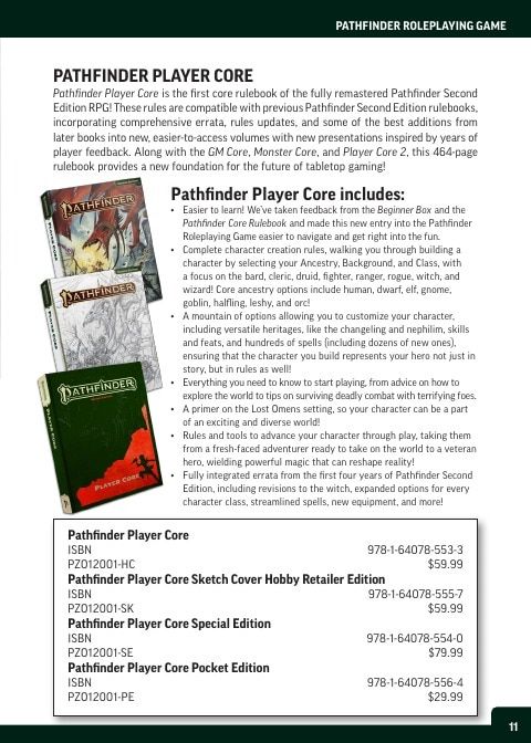 Paizo Roleplaying Games Catalog Weekly Ad January 1 - December 31, 2026