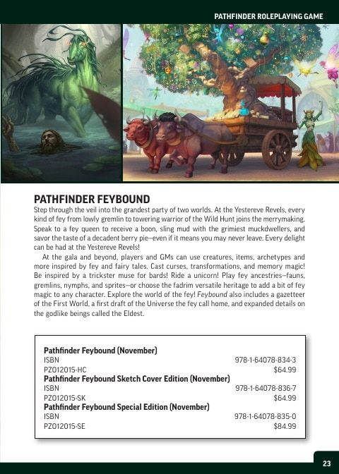 Paizo Roleplaying Games Catalog Weekly Ad January 1 - December 31, 2026