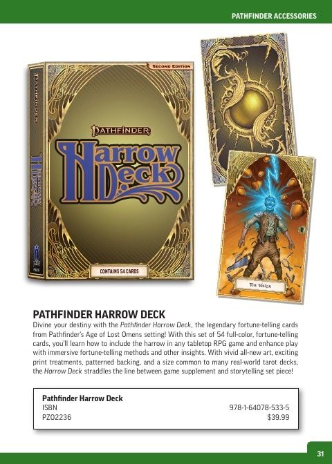 Paizo Roleplaying Games Catalog Weekly Ad January 1 - December 31, 2026