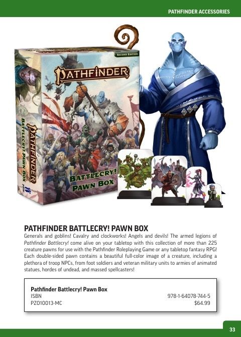 Paizo Roleplaying Games Catalog Weekly Ad January 1 - December 31, 2026