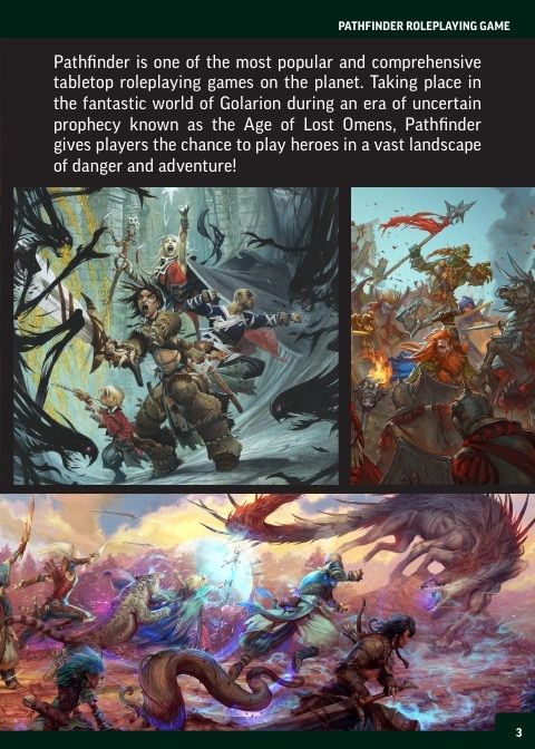 Paizo Roleplaying Games Catalog Weekly Ad January 1 - December 31, 2026