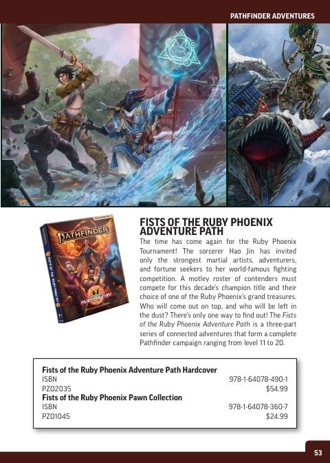 Paizo Roleplaying Games Catalog Weekly Ad January 1 - December 31, 2026