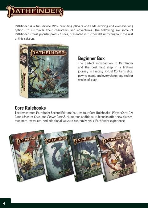 Paizo Roleplaying Games Catalog Weekly Ad January 1 - December 31, 2026