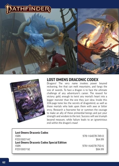 Paizo Roleplaying Games Catalog Weekly Ad January 1 - December 31, 2026