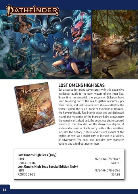 Paizo Roleplaying Games Catalog Weekly Ad January 1 - December 31, 2026
