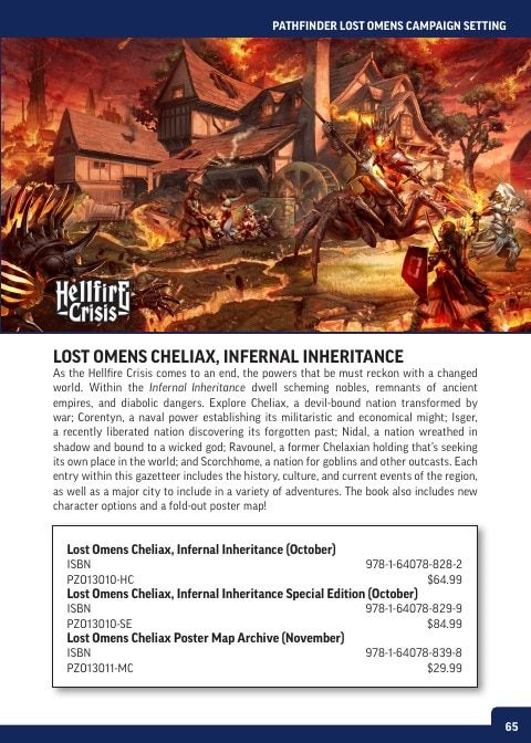 Paizo Roleplaying Games Catalog Weekly Ad January 1 - December 31, 2026
