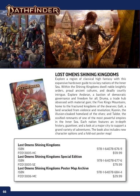 Paizo Roleplaying Games Catalog Weekly Ad January 1 - December 31, 2026
