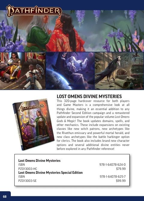 Paizo Roleplaying Games Catalog Weekly Ad January 1 - December 31, 2026
