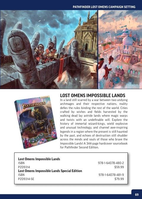 Paizo Roleplaying Games Catalog Weekly Ad January 1 - December 31, 2026