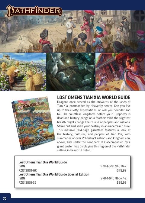 Paizo Roleplaying Games Catalog Weekly Ad January 1 - December 31, 2026