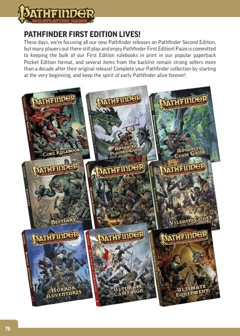 Paizo Roleplaying Games Catalog Weekly Ad January 1 - December 31, 2026