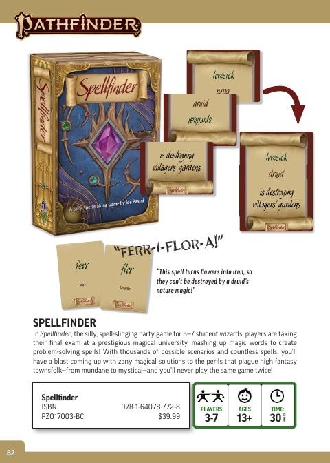 Paizo Roleplaying Games Catalog Weekly Ad January 1 - December 31, 2026