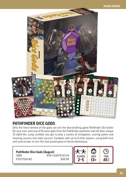 Paizo Roleplaying Games Catalog Weekly Ad January 1 - December 31, 2026