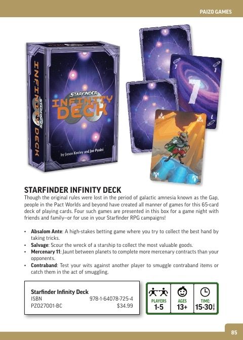 Paizo Roleplaying Games Catalog Weekly Ad January 1 - December 31, 2026